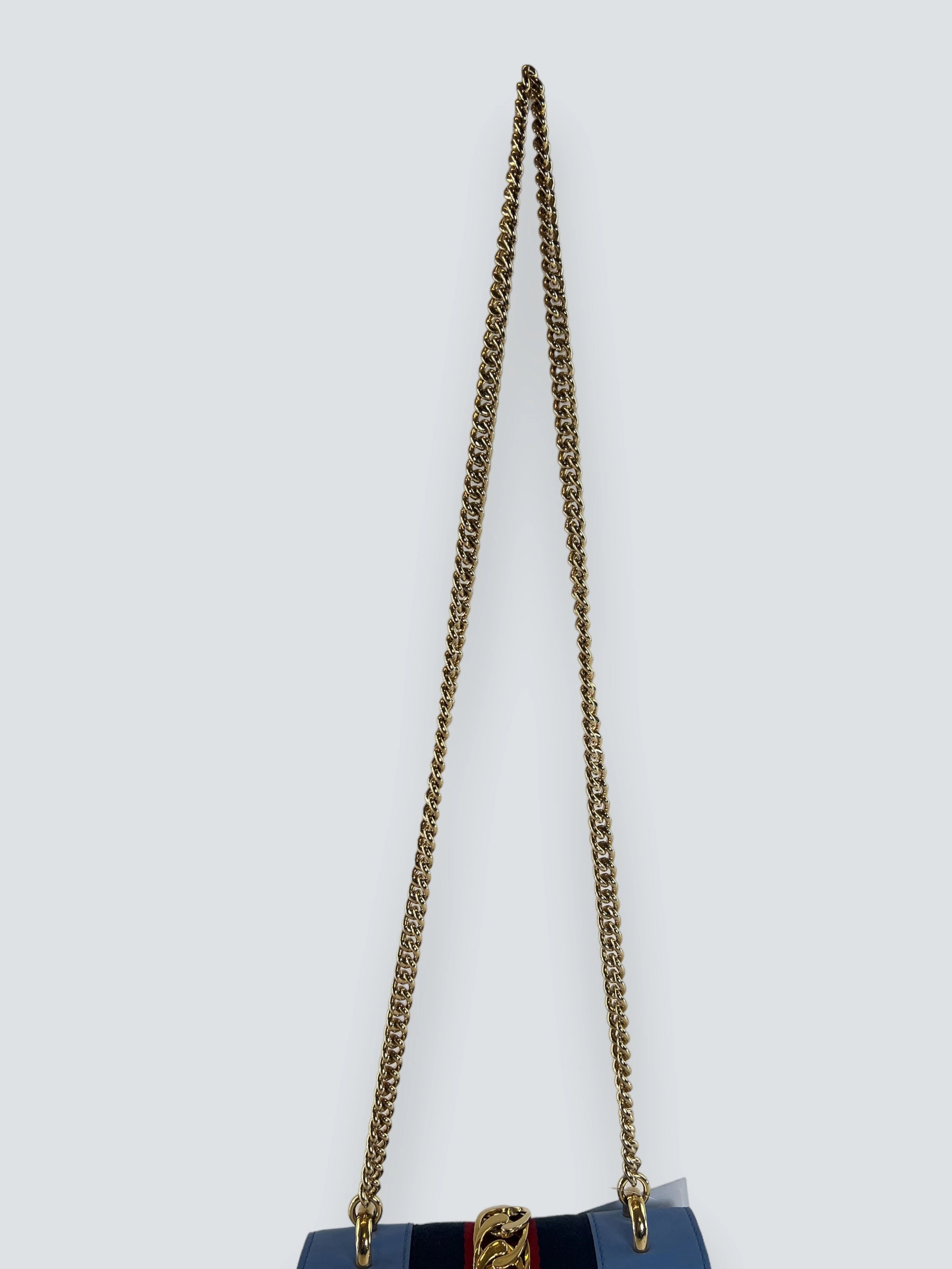 Gucci ' Sylvie' Baby Blue Chain Crossbody