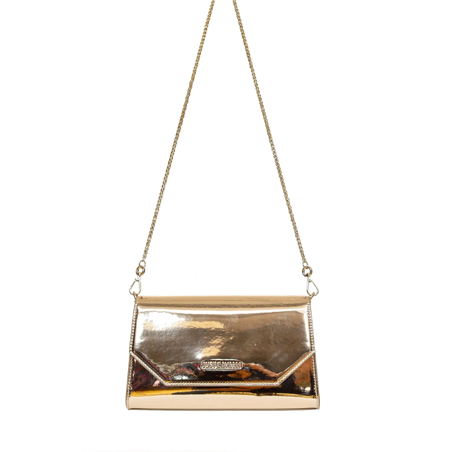 Just Cavalli Women's Gold Metallic Clutch