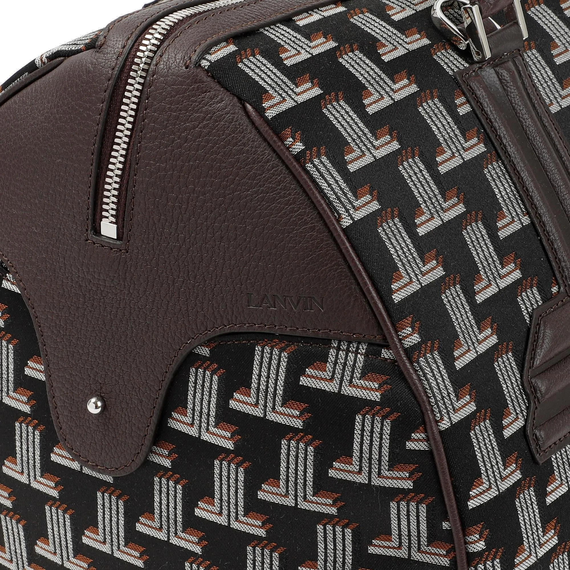 Lanvin All-Over Logo Duffle Bag
