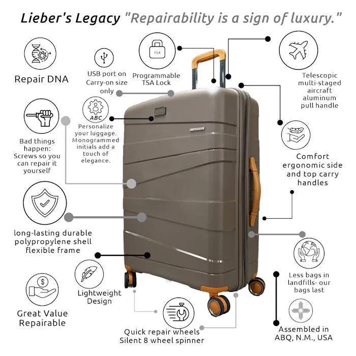 Legacy Expandable 31" Large Hardside Checked Spinner