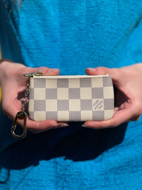 Louis Vuitton Damier Azur Canvas Key Holder