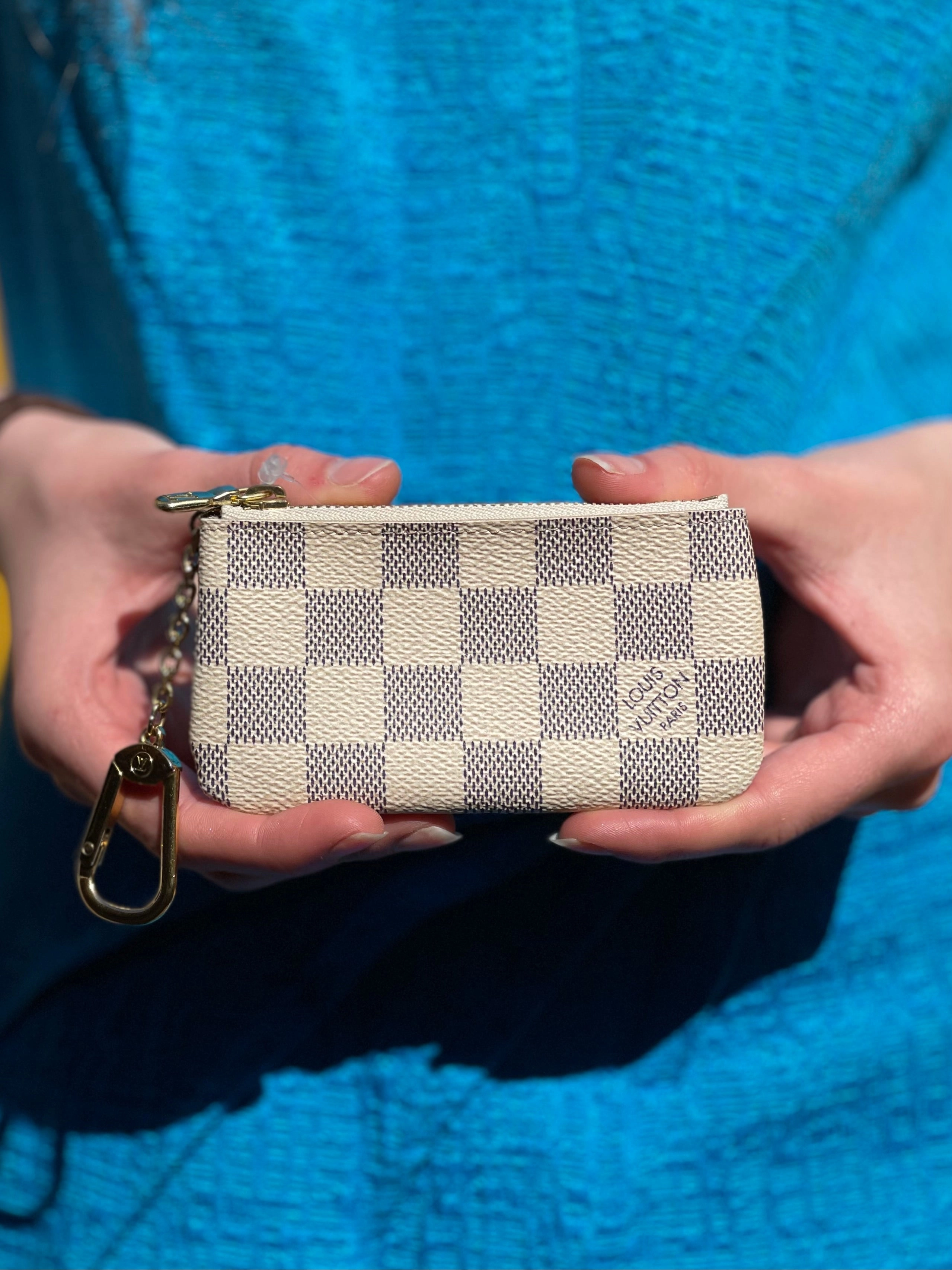 Louis Vuitton Damier Azur Canvas Key Holder