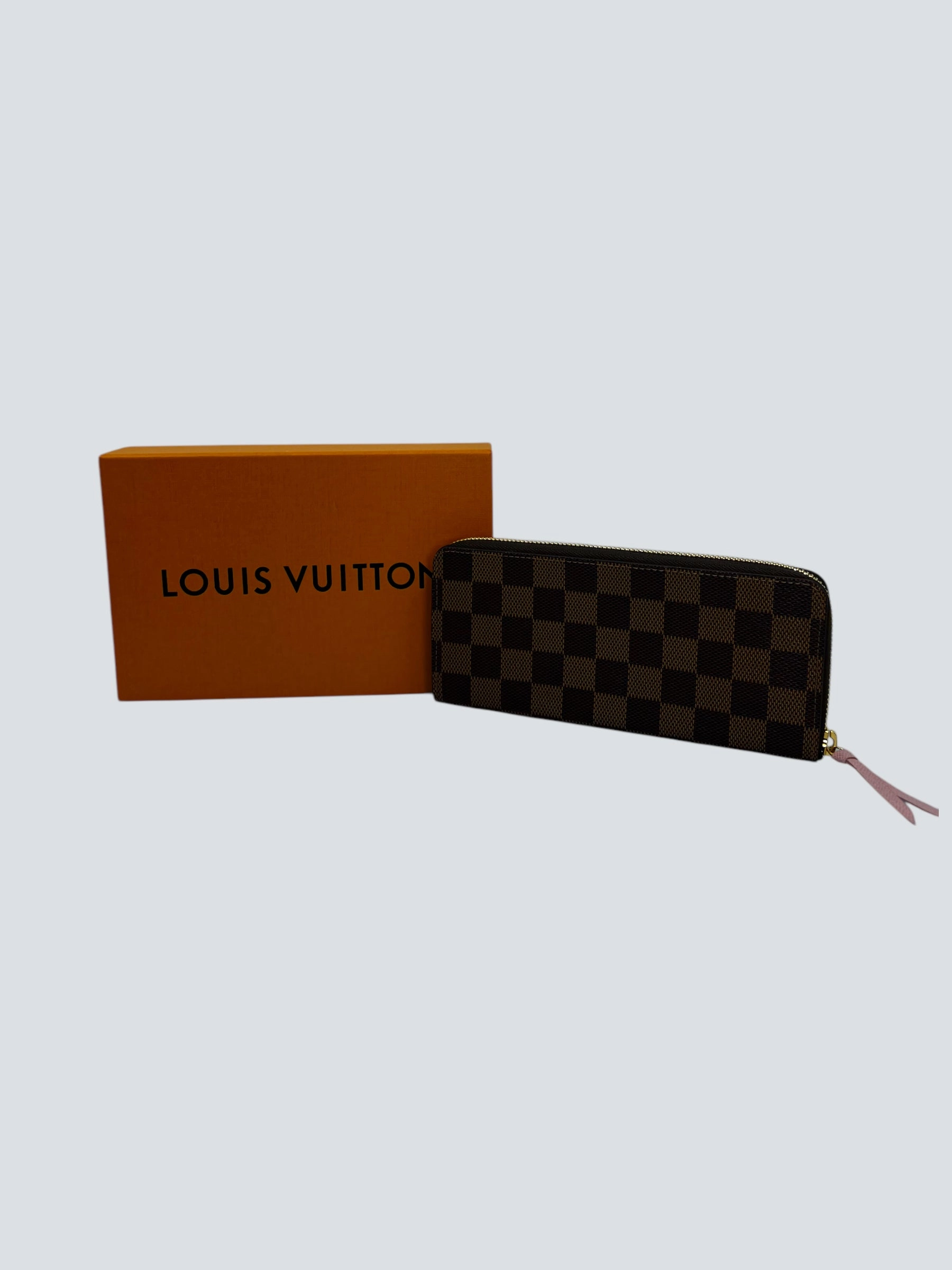 Louis Vuitton Damier Ebene Canvas Clemence Wallet