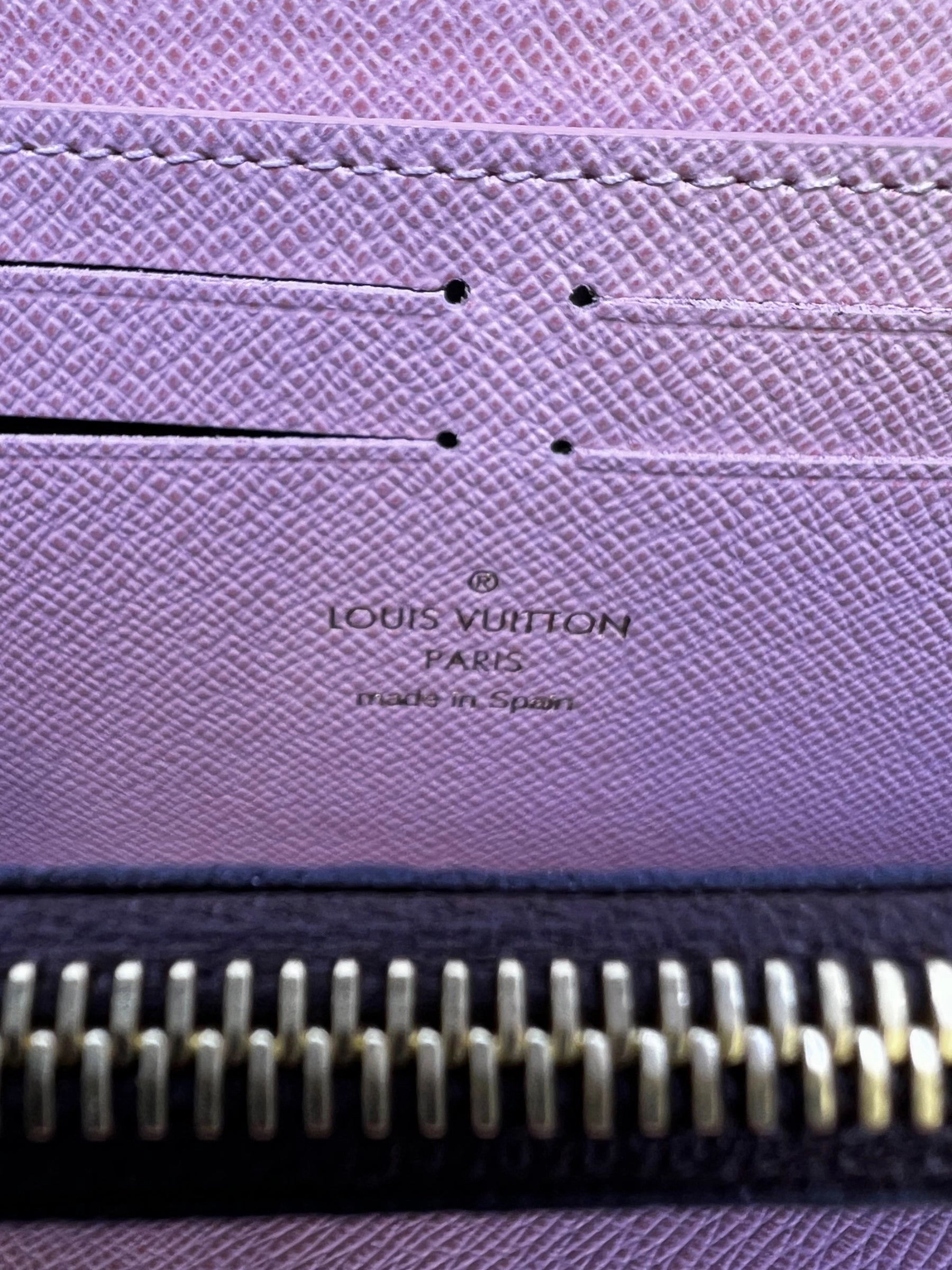 Louis Vuitton Damier Ebene Canvas Clemence Wallet