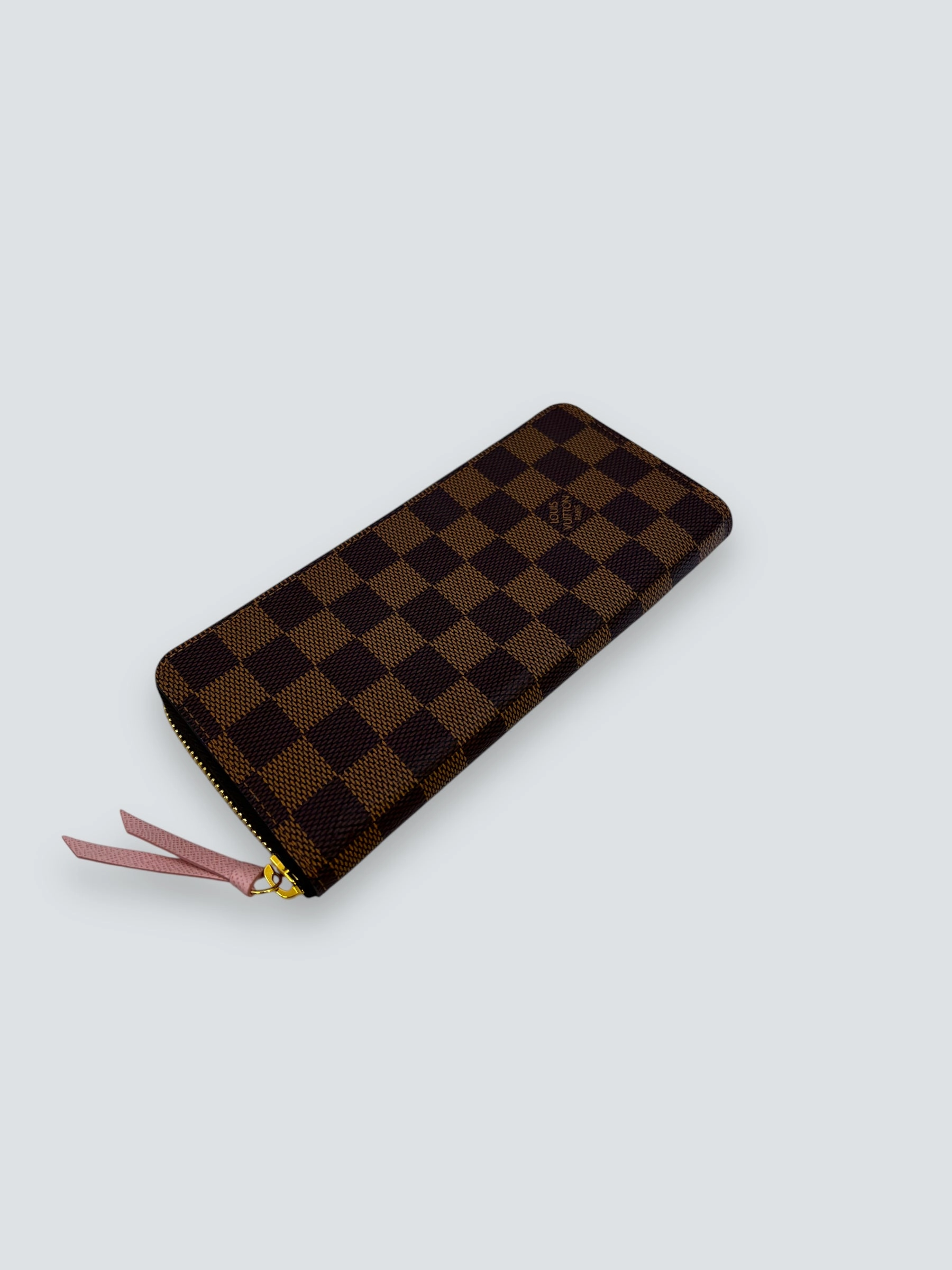 Louis Vuitton Damier Ebene Canvas Clemence Wallet