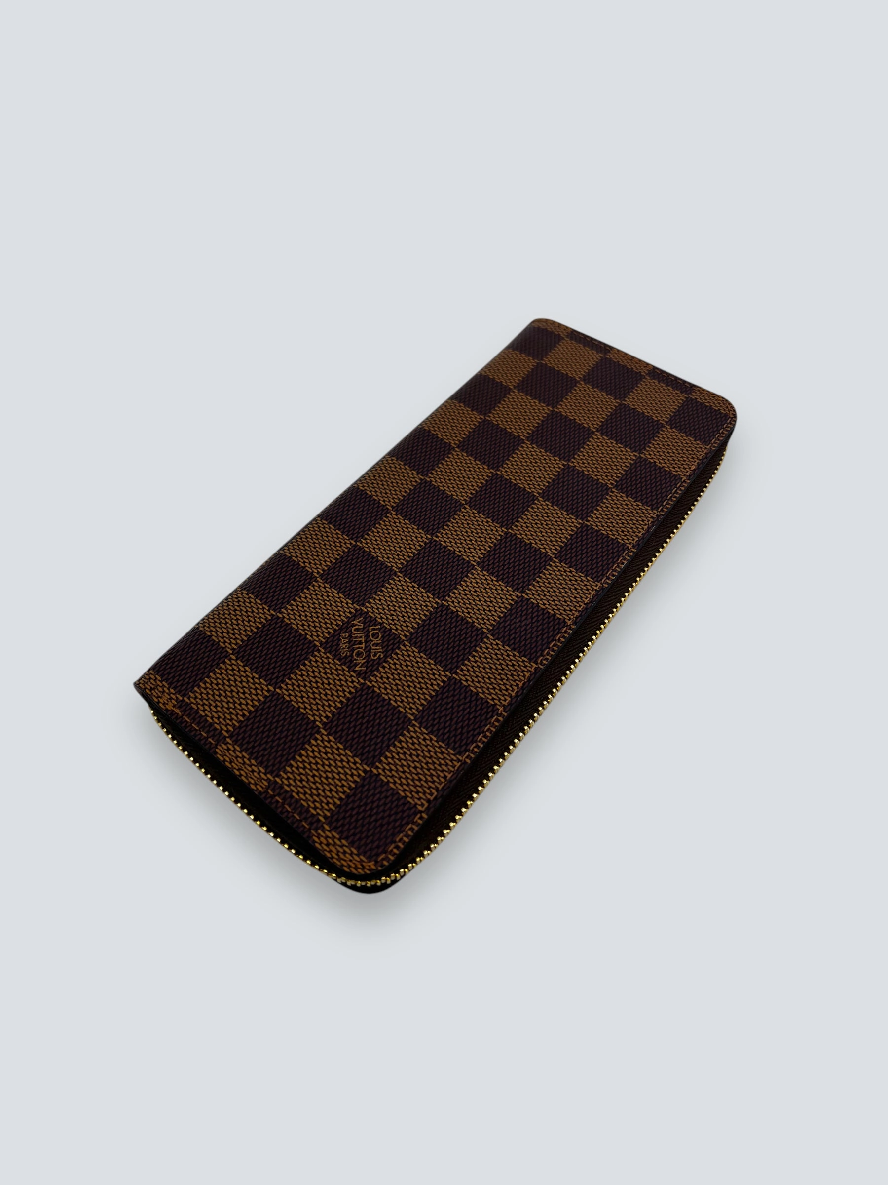 Louis Vuitton Damier Ebene Canvas Clemence Wallet