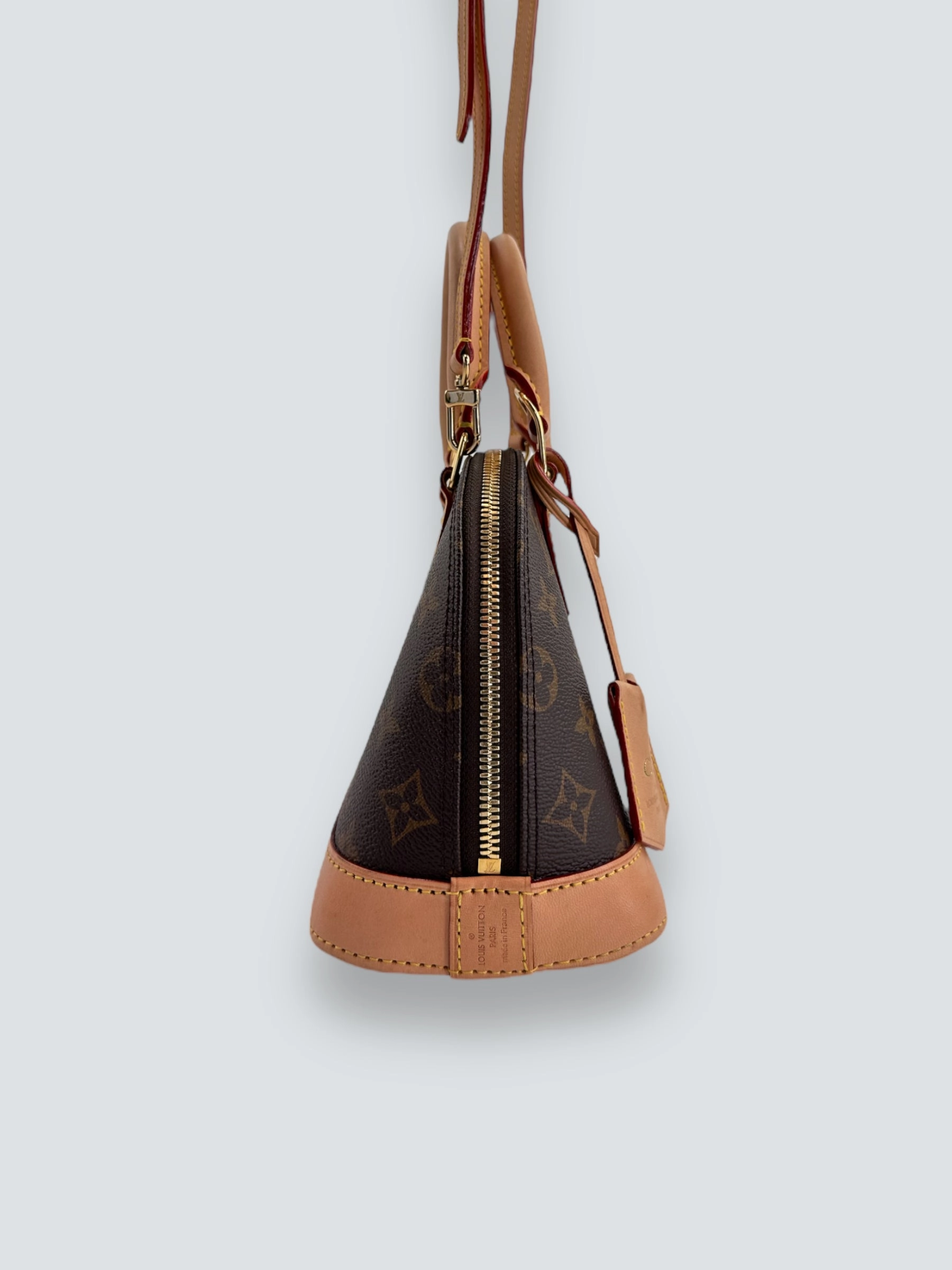 Louis Vuitton Monogram Canvas & Leather Alma BB - C.T initials