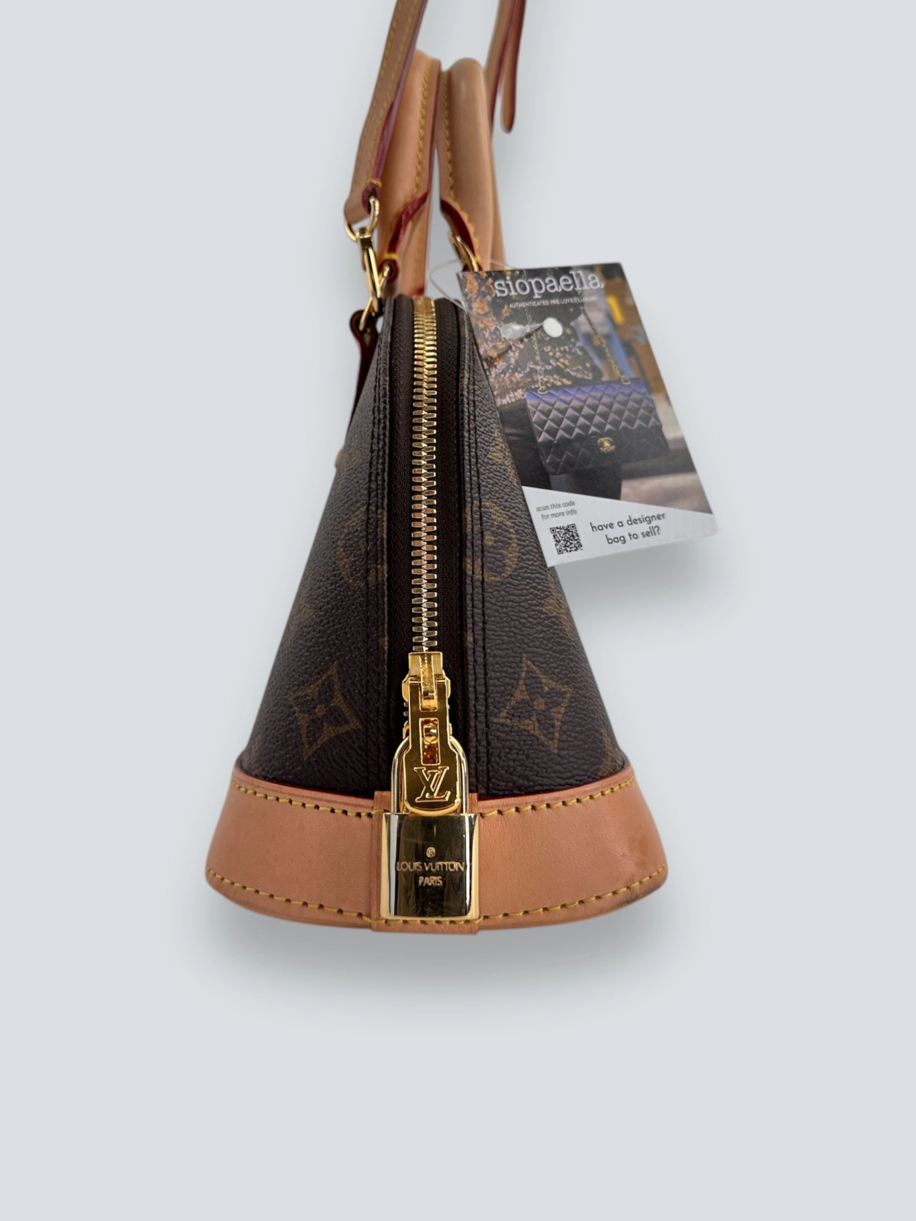 Louis Vuitton Monogram Canvas & Leather Alma BB - C.T initials