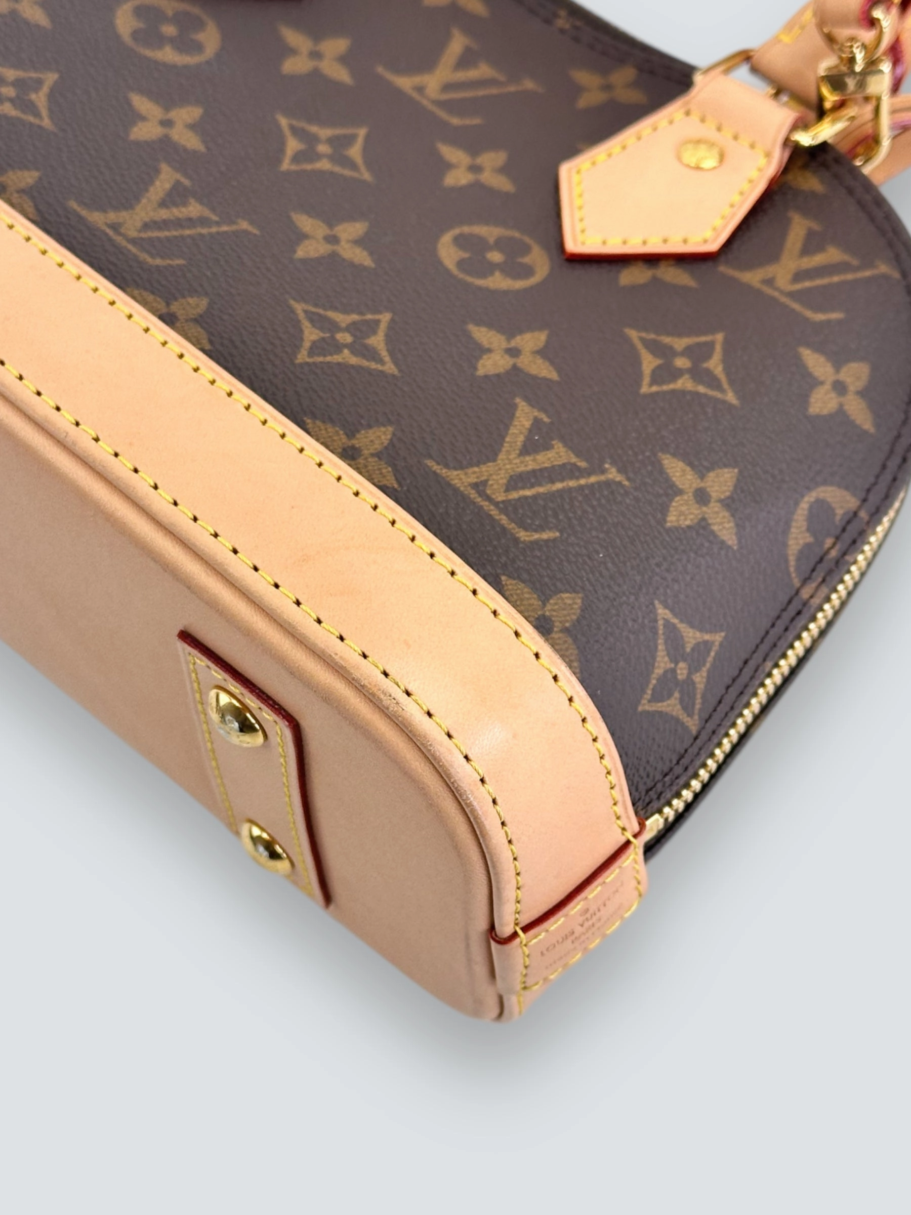 Louis Vuitton Monogram Canvas & Leather Alma BB - C.T initials