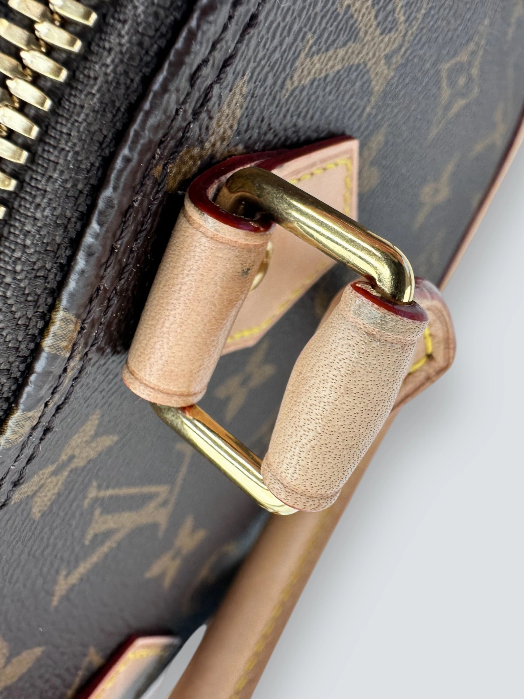 Louis Vuitton Monogram Canvas & Leather Alma BB - C.T initials