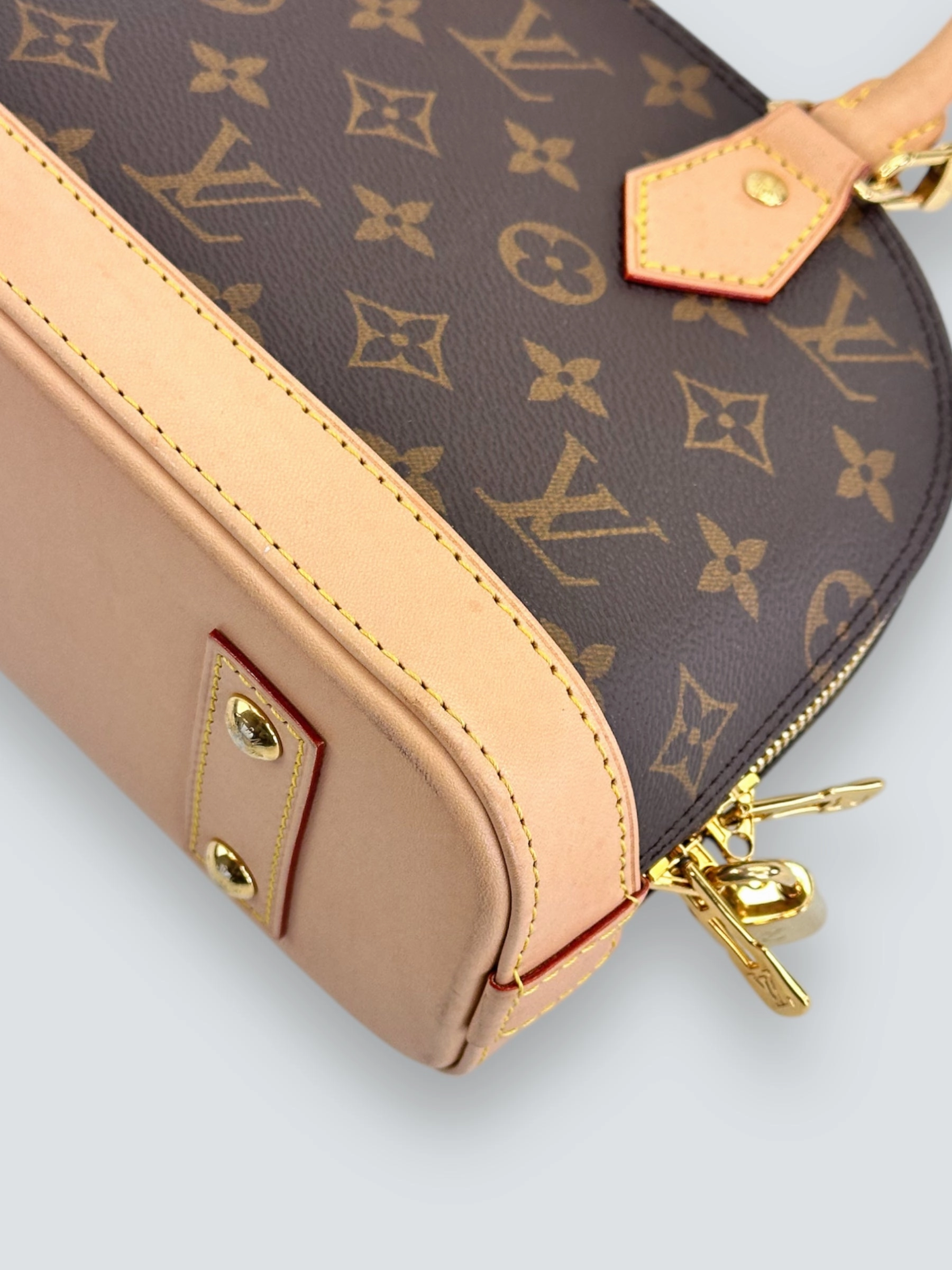 Louis Vuitton Monogram Canvas & Leather Alma BB - C.T initials