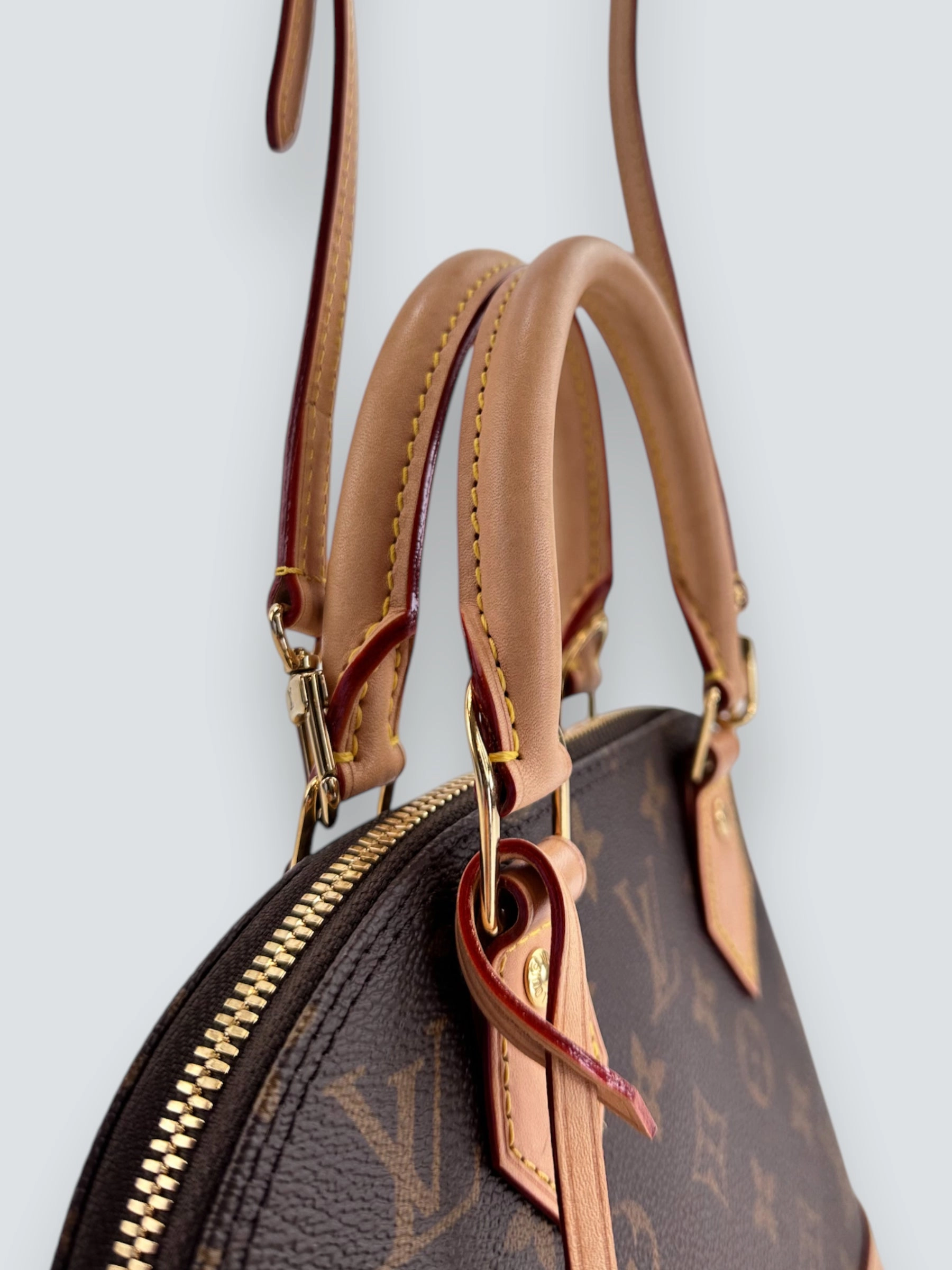 Louis Vuitton Monogram Canvas & Leather Alma BB - C.T initials
