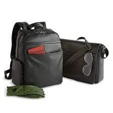 Metropolitan Napa Leather Flat Front Backpack