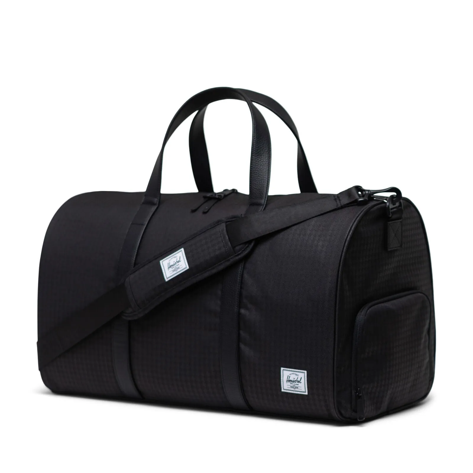 Novel Duffle - Houndstooth Emboss