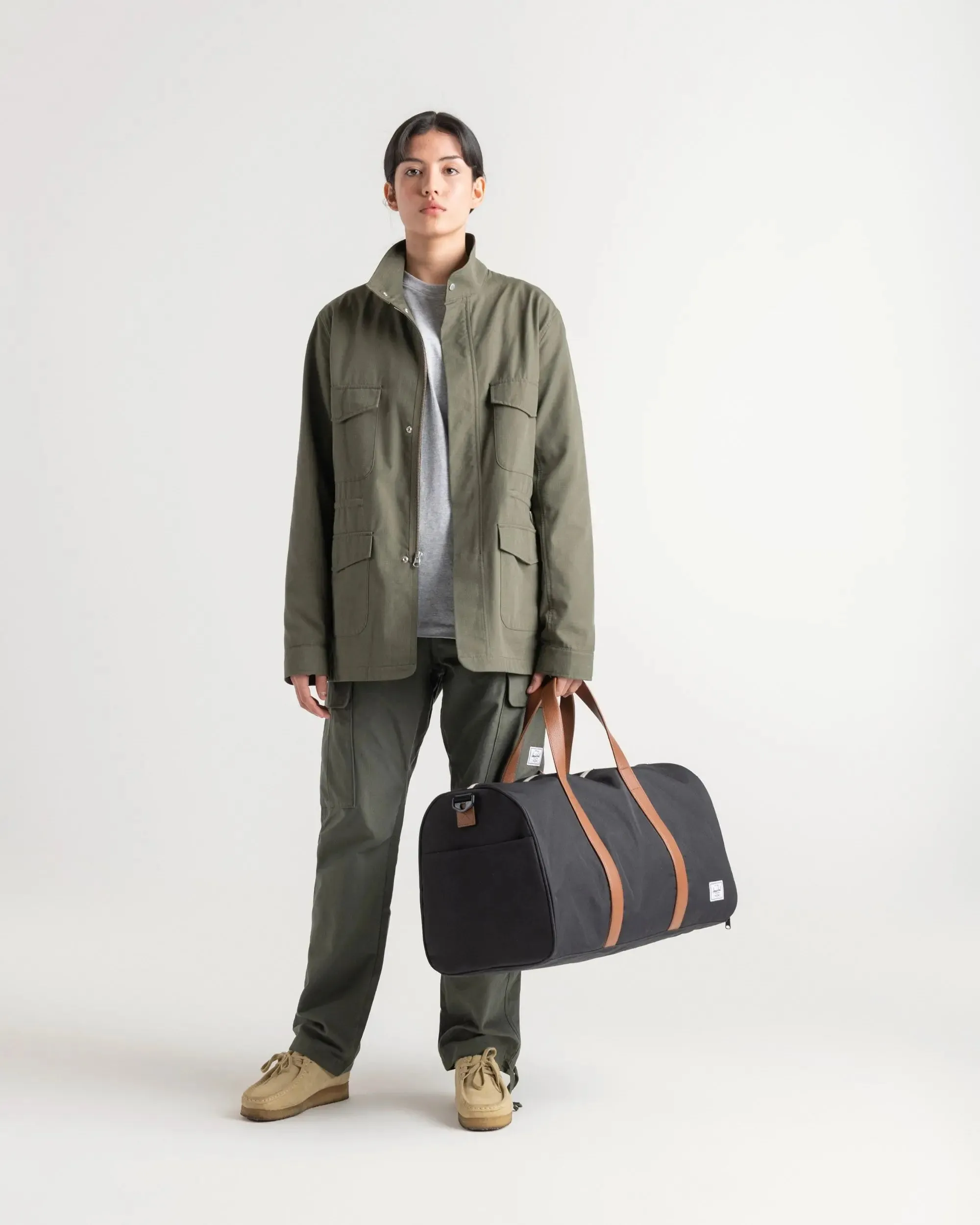 Novel Duffle - Houndstooth Emboss