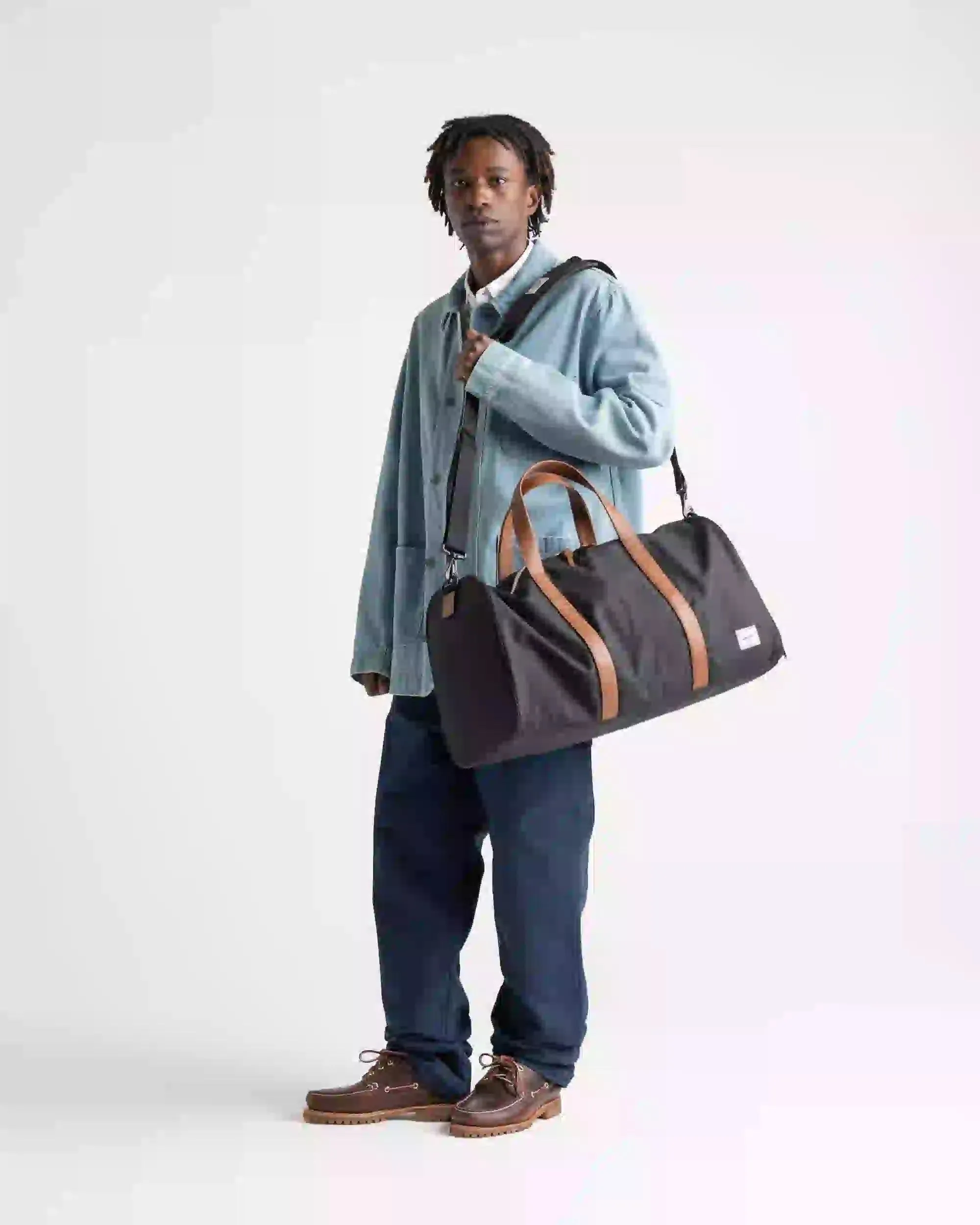 Novel Duffle - Houndstooth Emboss