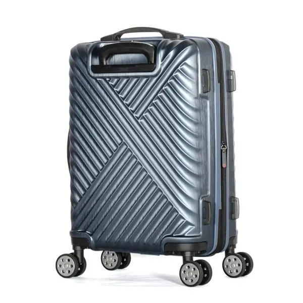Olympia Matrix Polycarbonate 21" Exp Carry-On Spinner Luggage - Navy
