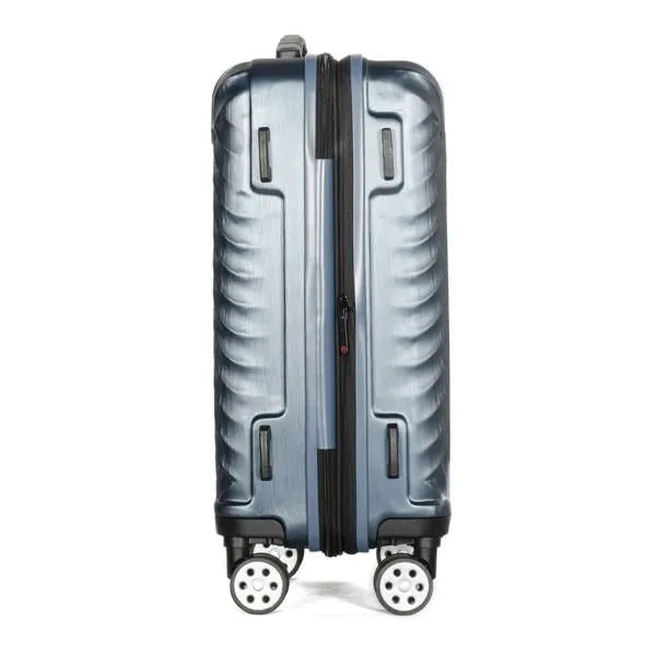 Olympia Matrix Polycarbonate 21" Exp Carry-On Spinner Luggage - Navy