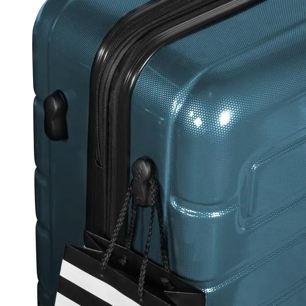 Olympia Nema 22" Expandable 2-Tone Polycarbonate Carry-On Spinner Suitcase