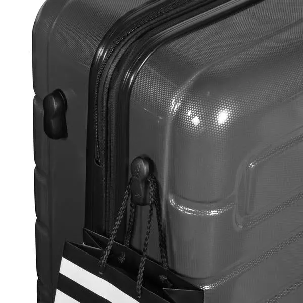 Olympia Nema 22" Expandable 2-Tone Polycarbonate Carry-On Spinner Suitcase