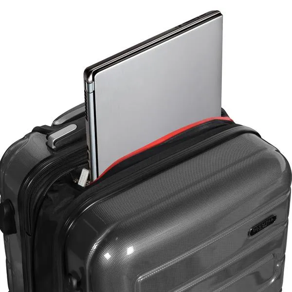Olympia Nema 22" Expandable 2-Tone Polycarbonate Carry-On Spinner Suitcase