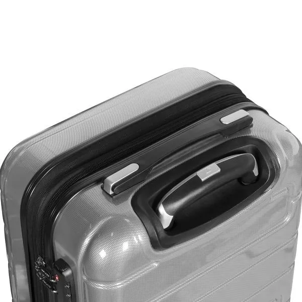 Olympia Nema 30" Expandable 2-Tone Polycarbonate Spinner Suitcase