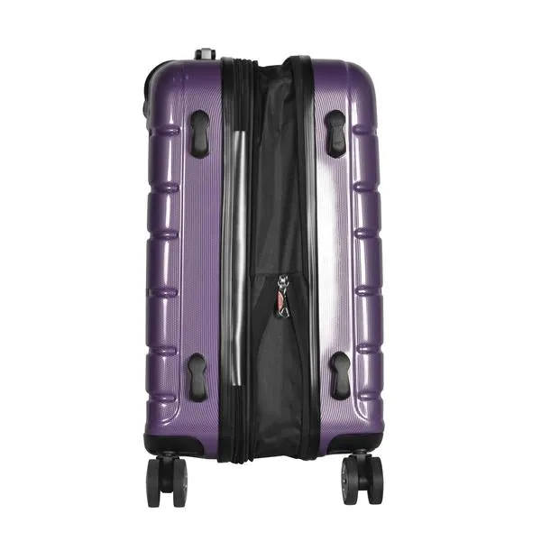Olympia Nema 30" Expandable 2-Tone Polycarbonate Spinner Suitcase