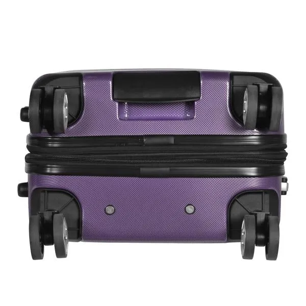 Olympia Nema 30" Expandable 2-Tone Polycarbonate Spinner Suitcase