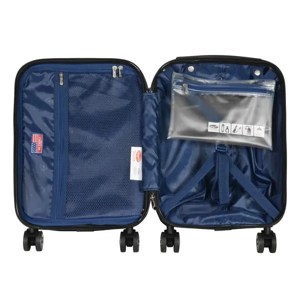 Olympia Nema 30" Expandable 2-Tone Polycarbonate Spinner Suitcase