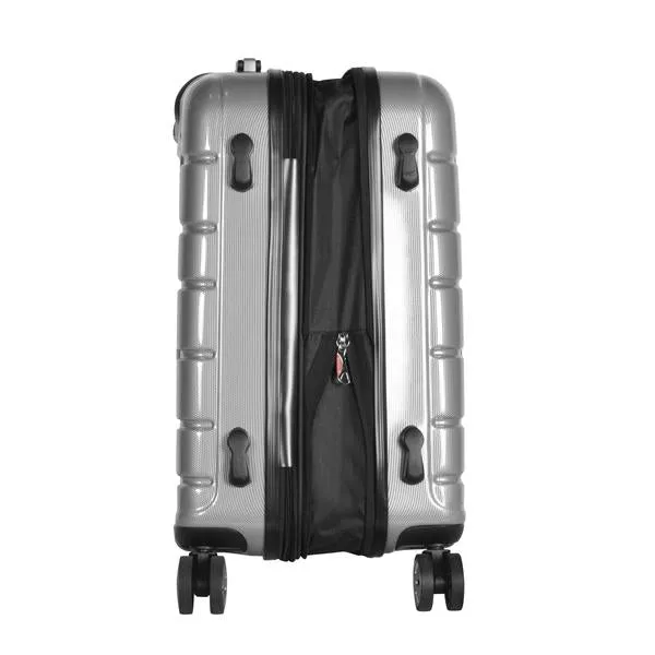 Olympia Nema 30" Expandable 2-Tone Polycarbonate Spinner Suitcase