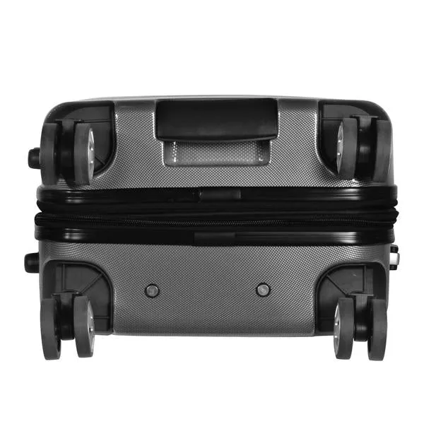 Olympia Nema 30" Expandable 2-Tone Polycarbonate Spinner Suitcase