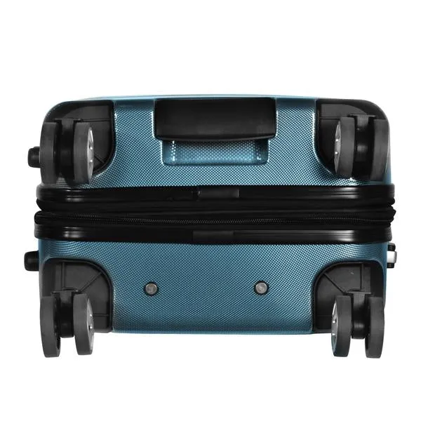 Olympia Nema 30" Expandable 2-Tone Polycarbonate Spinner Suitcase