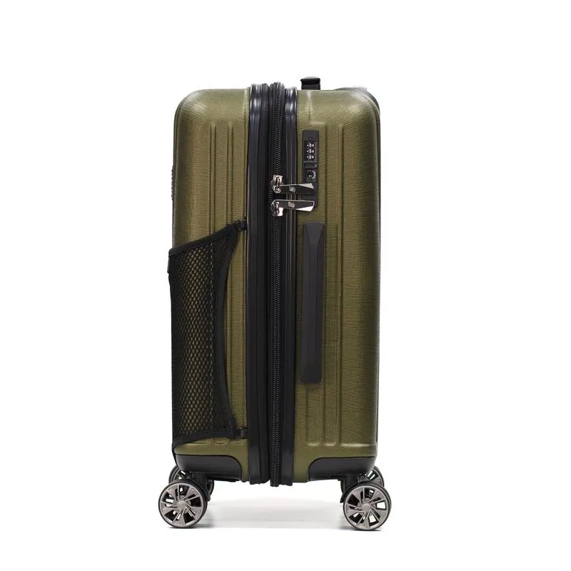 Olympia Sidewinder Expandable Carry-On Spinner Luggage