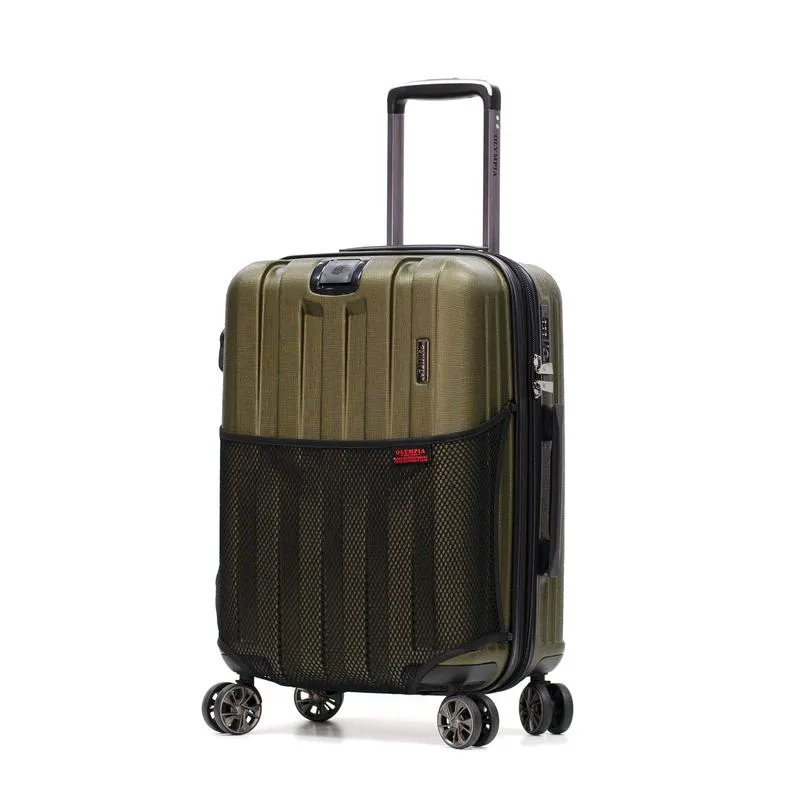 Olympia Sidewinder Expandable Carry-On Spinner Luggage