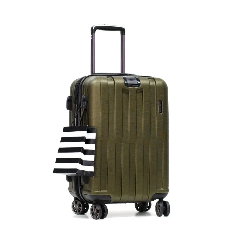 Olympia Sidewinder Expandable Carry-On Spinner Luggage