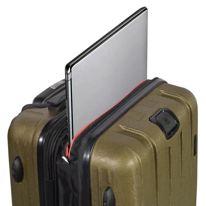Olympia Sidewinder Expandable Carry-On Spinner Luggage