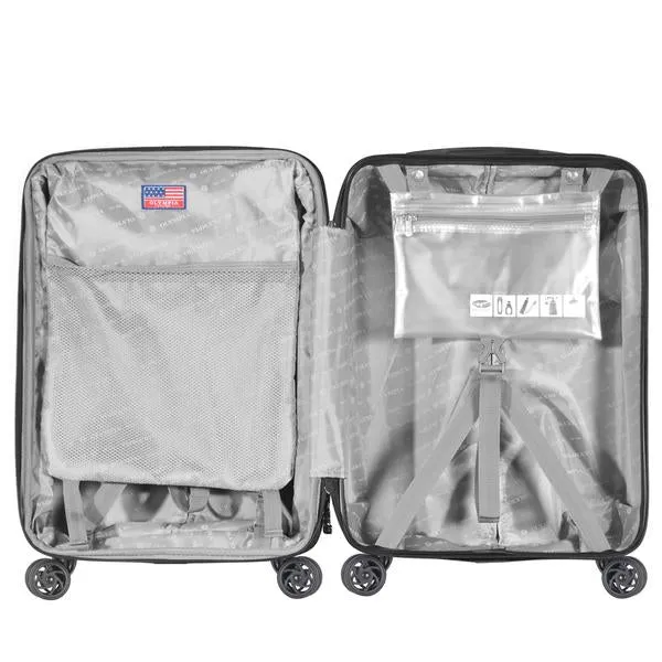 Olympia Taurus Carry-On Expandable Spinner Luggage