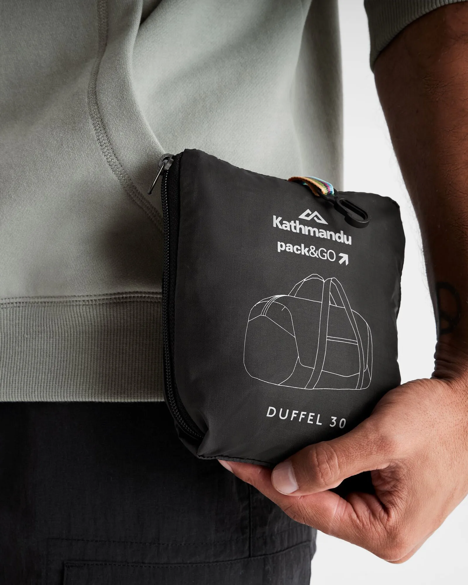Pack&Go Duffel - Black Stingray