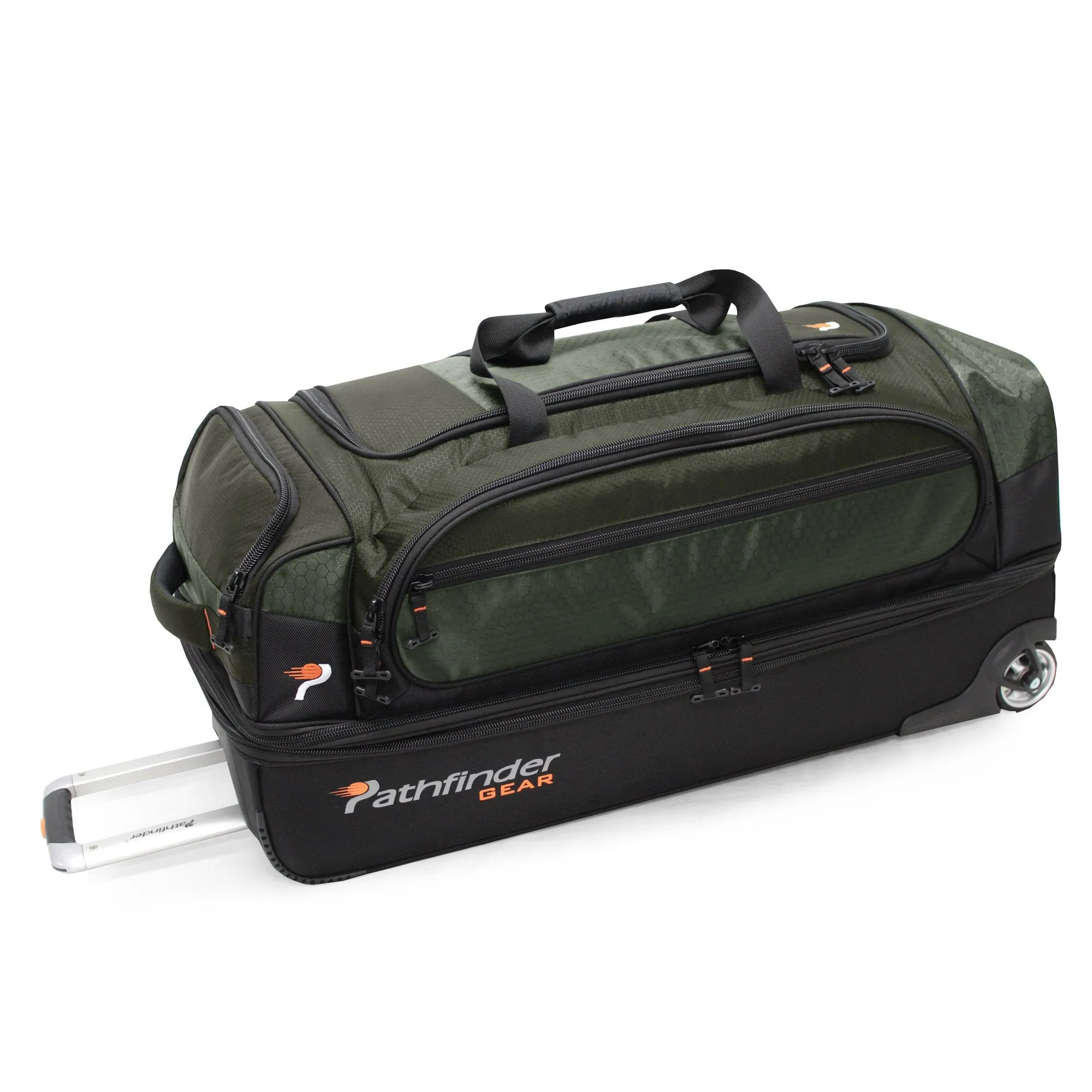 Pathfinder Gear 32" Rolling Drop-Bottom Duffel