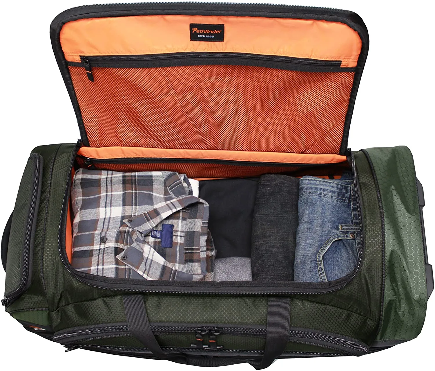 Pathfinder Gear 32" Rolling Drop-Bottom Duffel