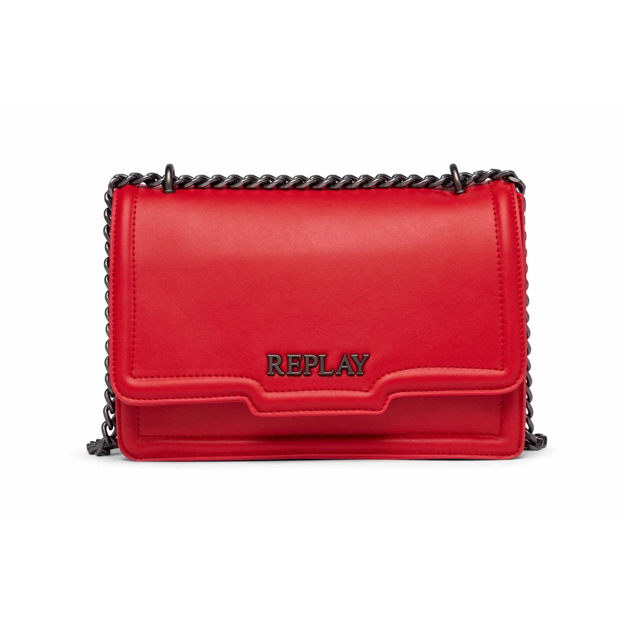 Replay Women's Solid-Color Crossbody Bag With Logo