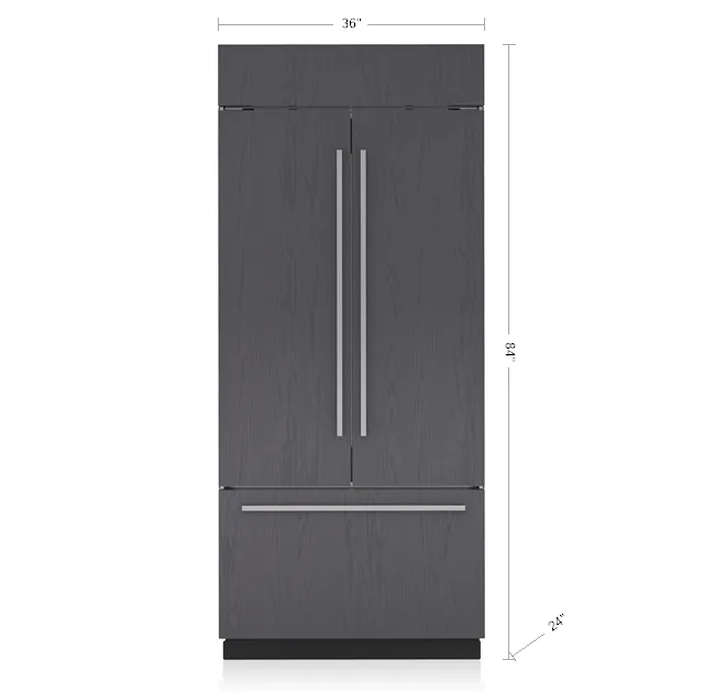 Sub-Zero CL3650UFDIDO 36" Classic French Door Refrigerator/Freezer With Internal Dispenser - Panel Ready