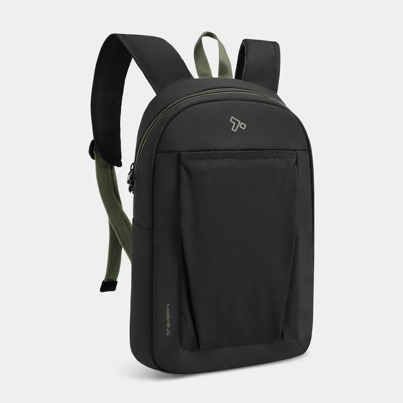 Travelon The Voyages Anti-Theft Small Backpack with XL Water Bottle Pocket