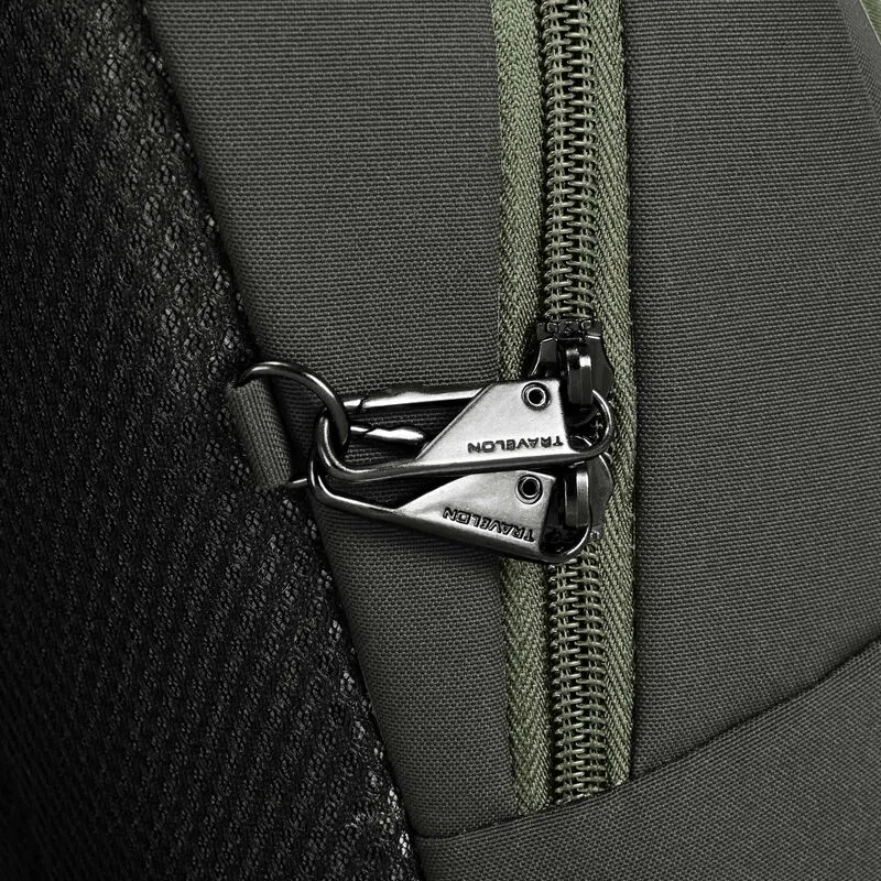 Travelon The Voyages Anti-Theft Small Backpack with XL Water Bottle Pocket
