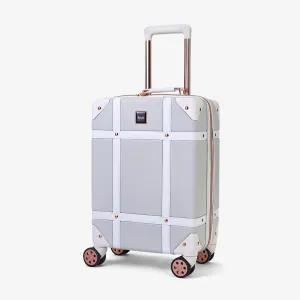 Vintage Hardshell Cabin Suitcase 54cm - Grey