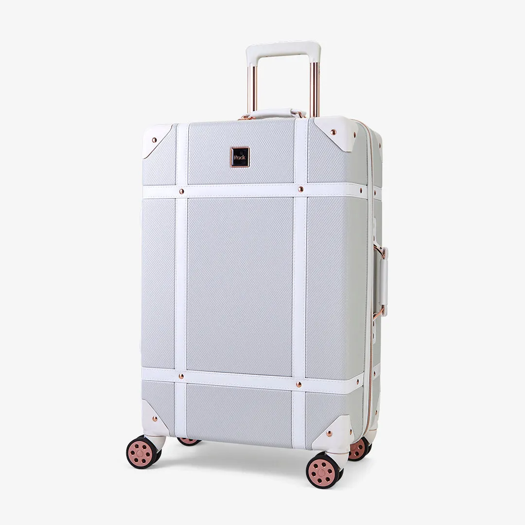 Vintage Hardshell Medium Suitcase 67cm - Grey