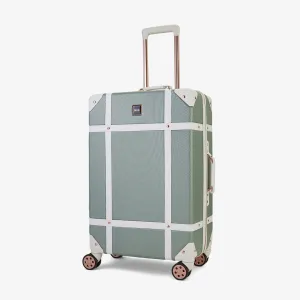 Vintage Hardshell Medium Suitcase 67cm - Sage Green