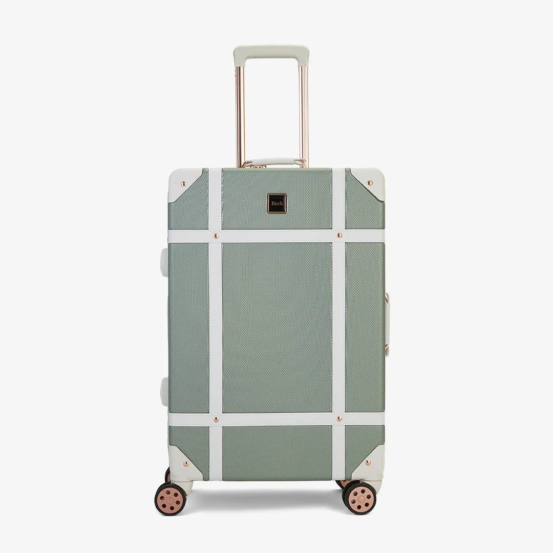Vintage Hardshell Medium Suitcase 67cm - Sage Green
