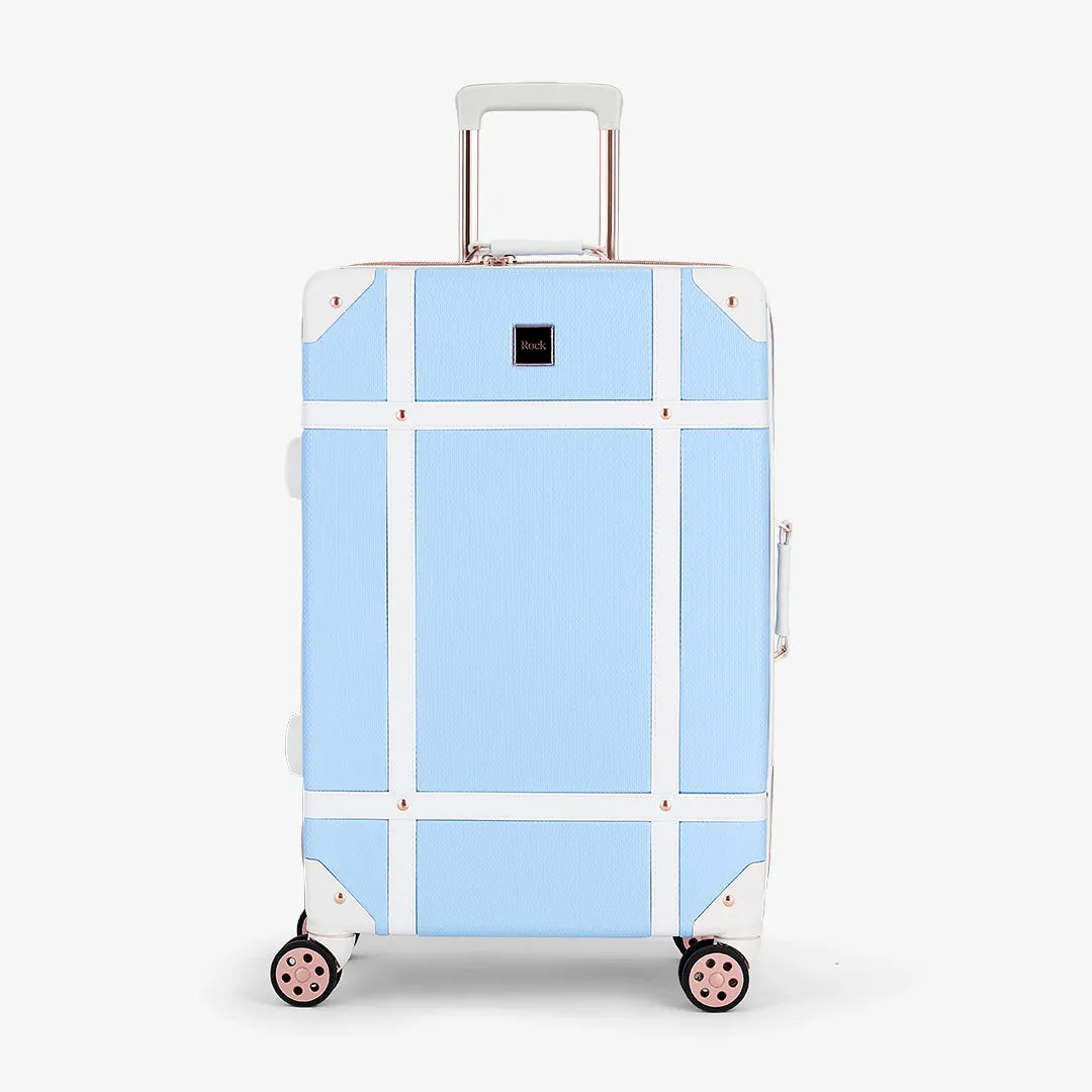 Vintage Hardshell Medium Suitcase 67cm - Sky Blue