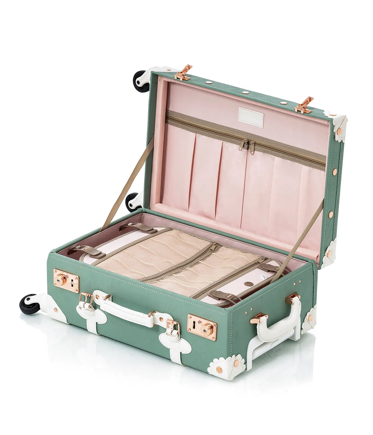 WildFloral XL Check-in - Embossed Mint